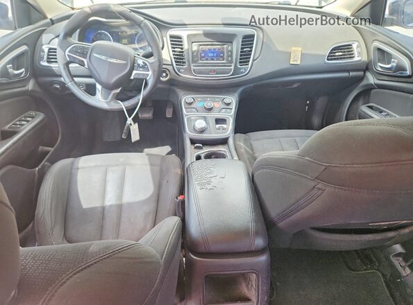 1C3CCCFB0GN196196 2016 CHRYSLER 200 Black Առջևի վահանակի տեսք