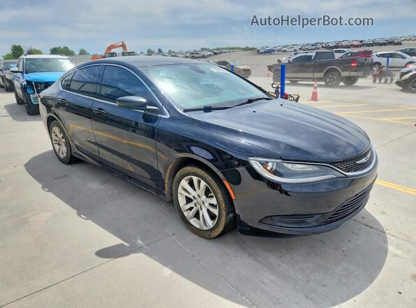 1C3CCCFB0GN196196 2016 CHRYSLER 200 Black Առջևի աջ