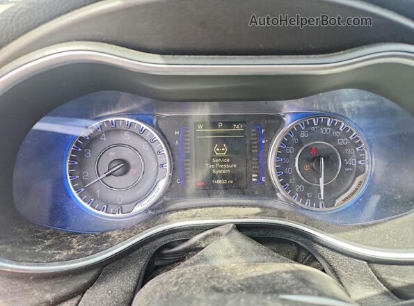 1C3CCCFB0GN196196 2016 CHRYSLER 200 Black Սարքավորումների վահանակի տեսք