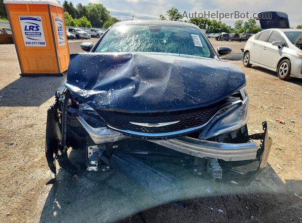 1C3CCCFB1GN196191 2016 CHRYSLER 200 Black Widok z przodu