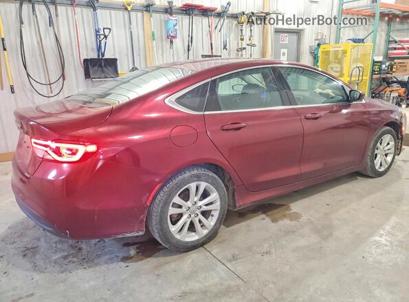 1C3CCCFB3GN194247 2016 CHRYSLER 200 Burgundy Tył prawy