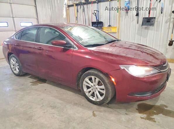 1C3CCCFB3GN194247 2016 CHRYSLER 200 Burgundy Przód prawy