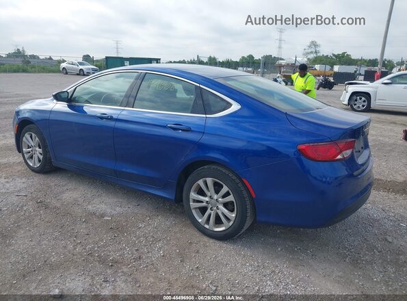 1C3CCCFB7HN501937 2017 CHRYSLER 200 Синий Задняя левая четверть