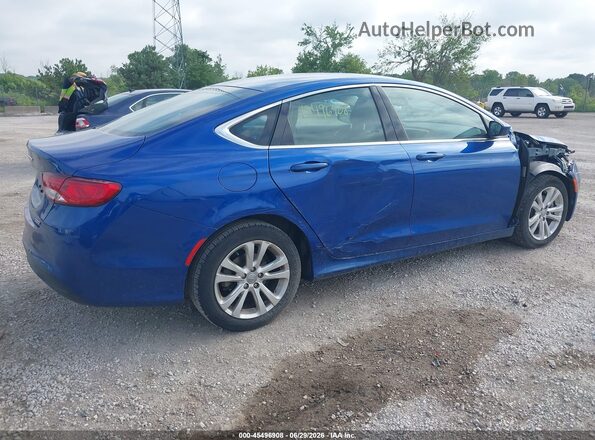 1C3CCCFB7HN501937 2017 CHRYSLER 200 Синий Задняя правая четверть