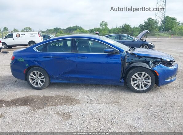 1C3CCCFB7HN501937 2017 CHRYSLER 200 Синий Панорамный вид салона 360°
