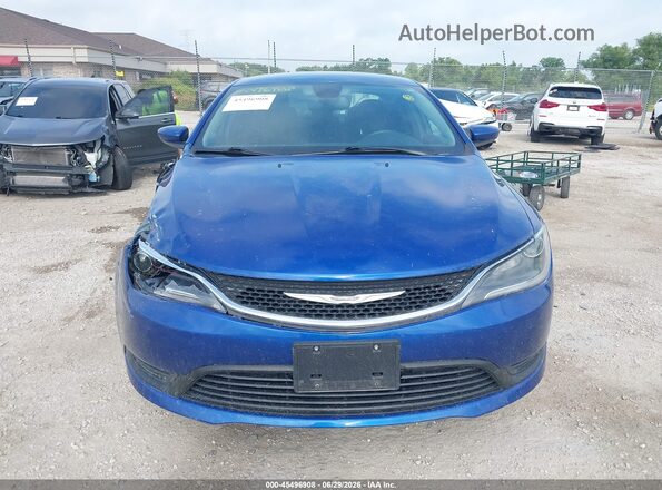 1C3CCCFB7HN501937 2017 CHRYSLER 200 Синий Вид задней части салона