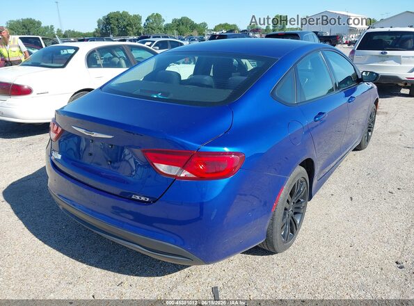 1C3CCCFB7HN509634 2017 CHRYSLER 200 Blue Задня права чверть