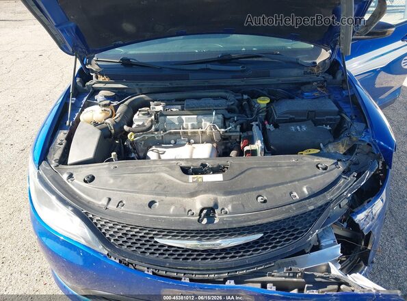 1C3CCCFB7HN509634 2017 CHRYSLER 200 Blue Вид ззаду