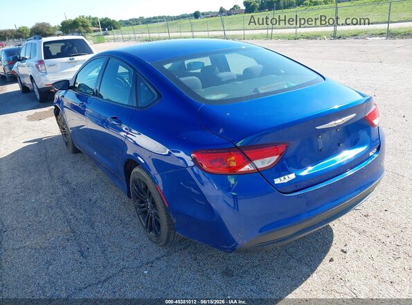 1C3CCCFB7HN509634 2017 CHRYSLER 200 Blue Задня ліва чверть