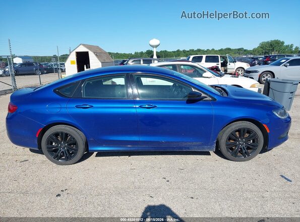1C3CCCFB7HN509634 2017 CHRYSLER 200 Blue Панорамний вид салону 360°