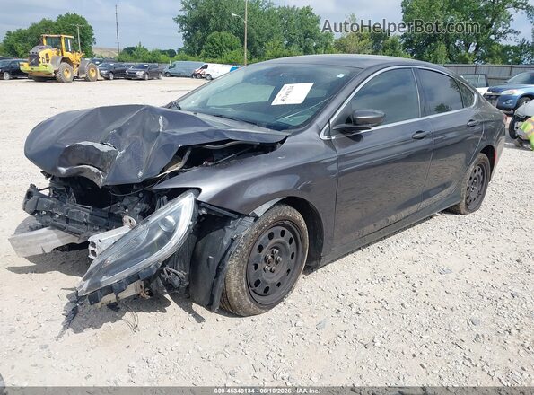 1C3CCCFB8GN167366 2016 CHRYSLER 200 Gray Передня ліва чверть