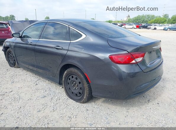 1C3CCCFB8GN167366 2016 CHRYSLER 200 Gray Задня ліва чверть