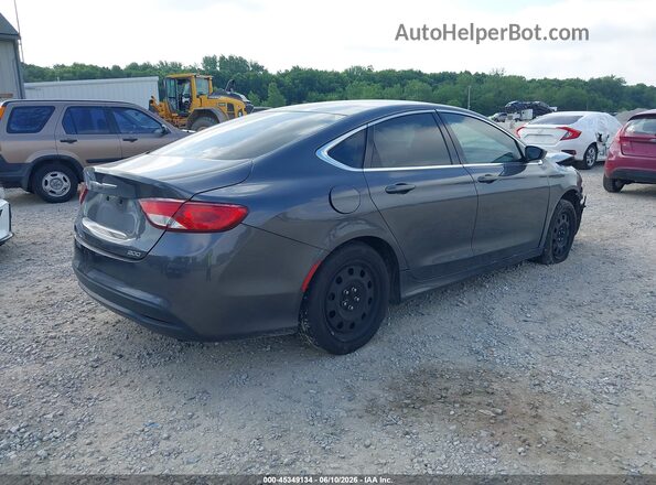 1C3CCCFB8GN167366 2016 CHRYSLER 200 Gray Задня права чверть
