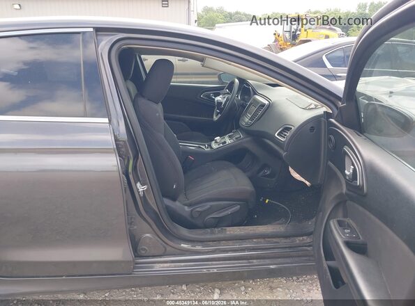 1C3CCCFB8GN167366 2016 CHRYSLER 200 Gray Вид салону спереду