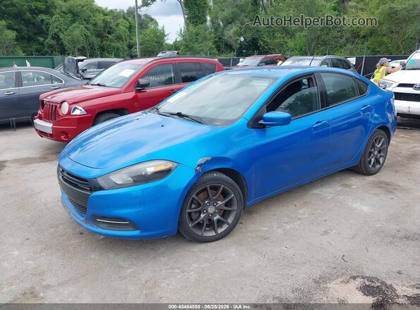 1C3CDFAA1GD530139 2016 DODGE DART Blue Front left