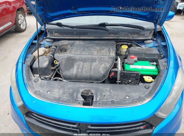 1C3CDFAA1GD530139 2016 DODGE DART Blue Вид ззаду