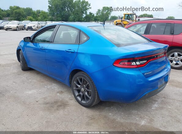 1C3CDFAA1GD530139 2016 DODGE DART Blue Задня ліва чверть
