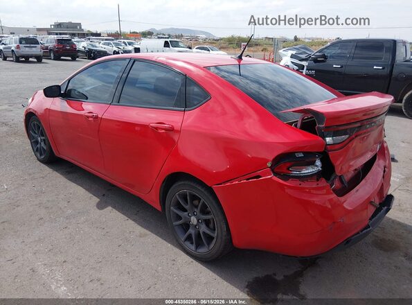 1C3CDFAA2GD661421 2016 DODGE DART Red Задня ліва чверть