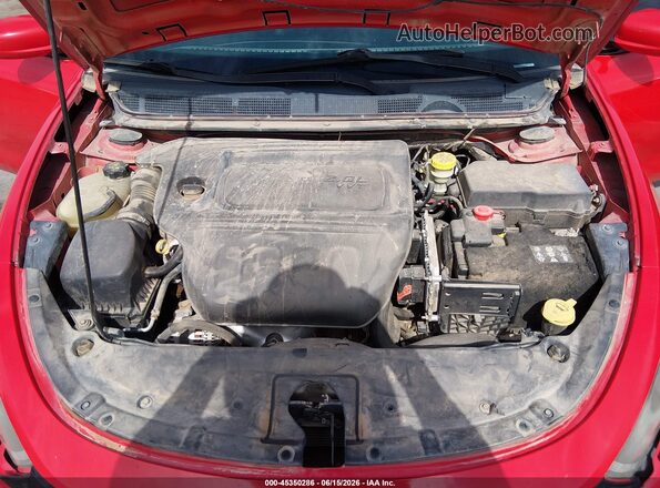 1C3CDFAA2GD661421 2016 DODGE DART Red Вид ззаду