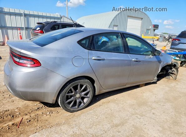 1C3CDFAA3GD604614 2016 DODGE DART Silver Trasero derecho