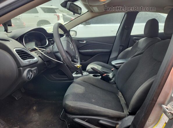 1C3CDFAA3GD604614 2016 DODGE DART Silver Vista interior delantera