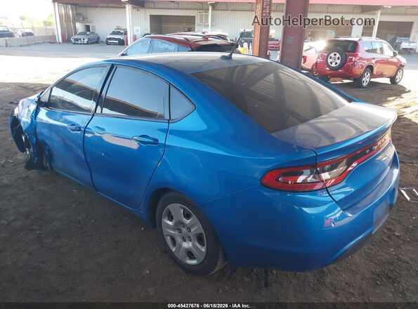 1C3CDFAA4GD541345 2016 DODGE DART Blue Trasero izquierdo