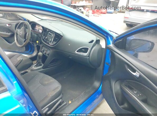 1C3CDFAA4GD541345 2016 DODGE DART Blue Vista interior delantera