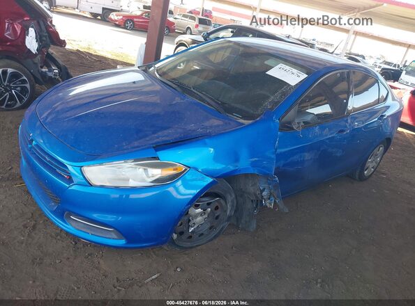 1C3CDFAA4GD541345 2016 DODGE DART Blue Vista tres cuartos delantera izquierda