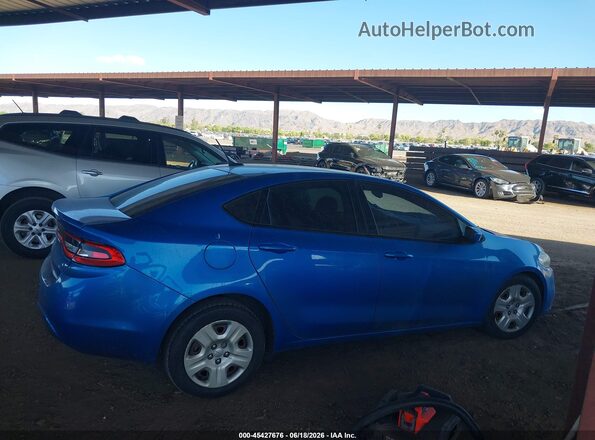 1C3CDFAA4GD541345 2016 DODGE DART Blue Vista interior trasera