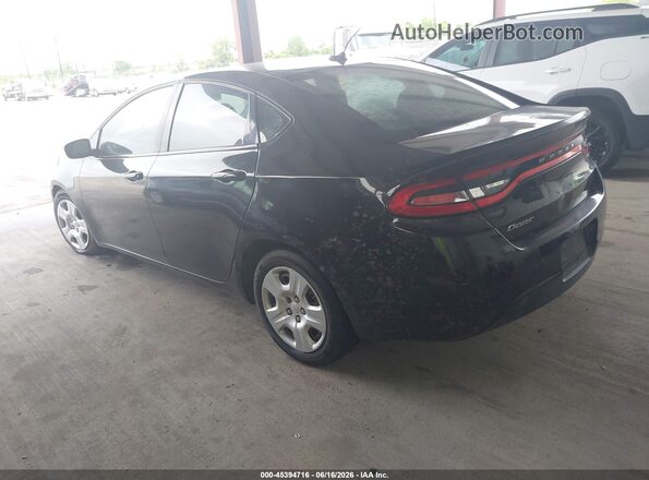 1C3CDFAA6GD517466 2016 DODGE DART Черный Задняя левая четверть