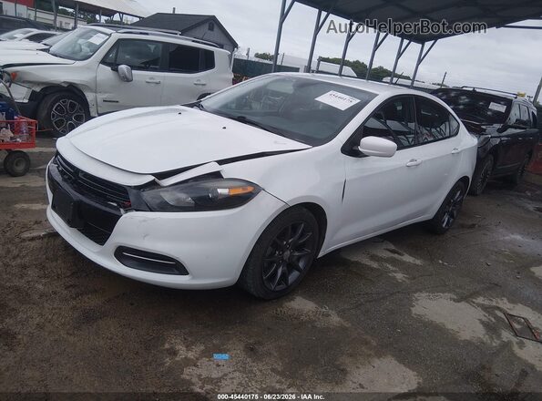 1C3CDFAA8GD652996 2016 DODGE DART White Vista tres cuartos delantera izquierda