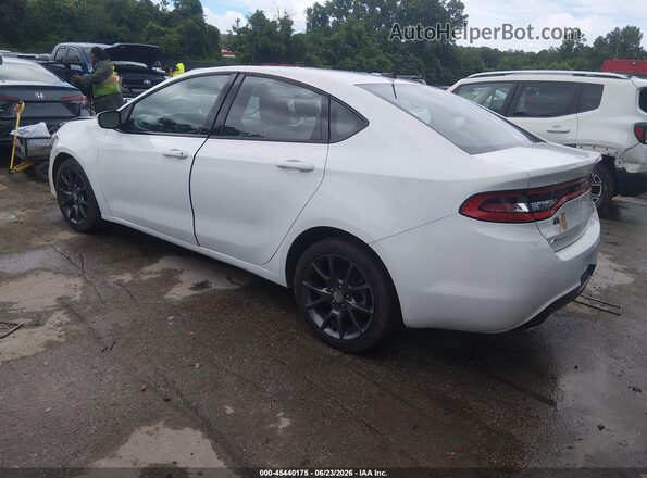 1C3CDFAA8GD652996 2016 DODGE DART White Trasero izquierdo