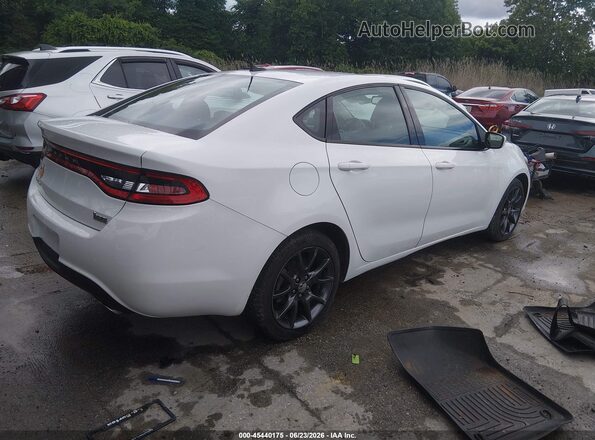 1C3CDFAA8GD652996 2016 DODGE DART White Trasero derecho