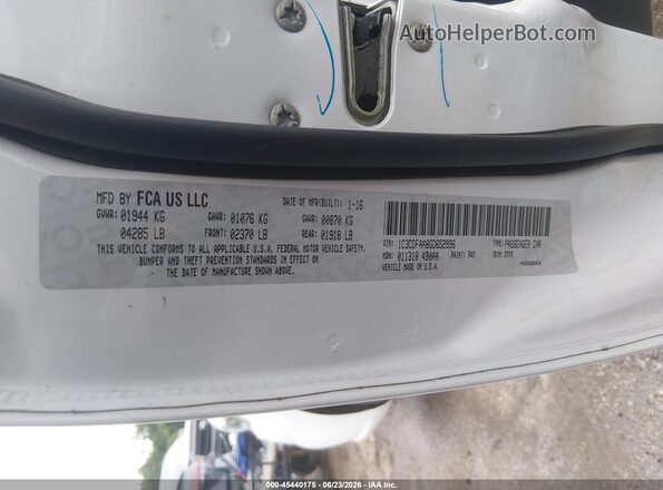1C3CDFAA8GD652996 2016 DODGE DART White Vista del compartimento del motor