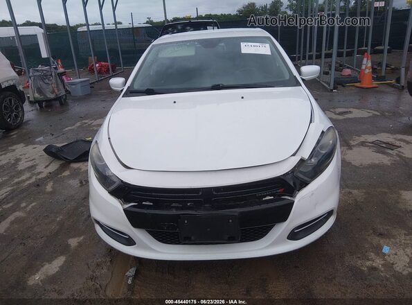 1C3CDFAA8GD652996 2016 DODGE DART White Vista del cuadro de instrumentos