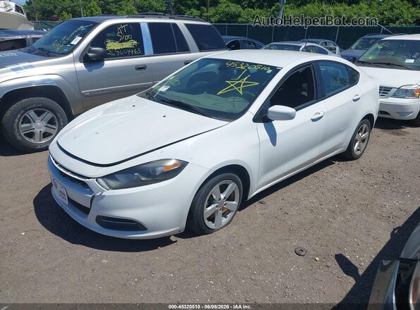 1C3CDFBA2GD623119 2016 DODGE DART White Vista tres cuartos delantera izquierda