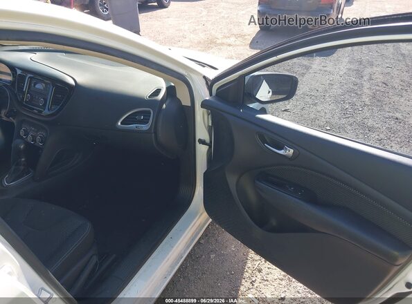 1C3CDFBA4GD660169 2016 DODGE DART White Widok wnętrza z przodu