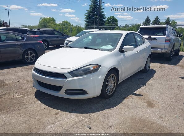 1C3CDFBB1GD515499 2016 DODGE DART White Przód lewy
