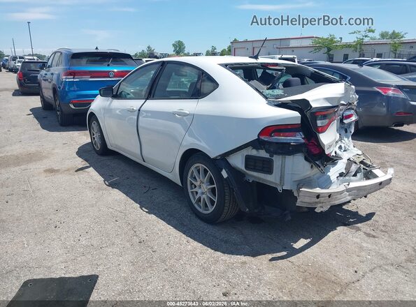 1C3CDFBB1GD515499 2016 DODGE DART White Tył lewy