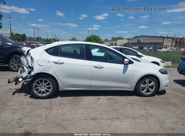 1C3CDFBB1GD515499 2016 DODGE DART White Widok wnętrza z tyłu
