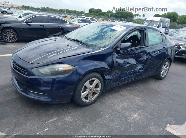 1C3CDFBB2GD661250 2016 DODGE DART Blue Передня ліва чверть