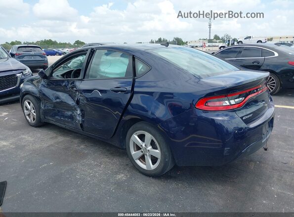 1C3CDFBB2GD661250 2016 DODGE DART Blue Задня ліва чверть