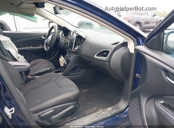 1C3CDFBB2GD661250 2016 DODGE DART Blue Вид салону спереду