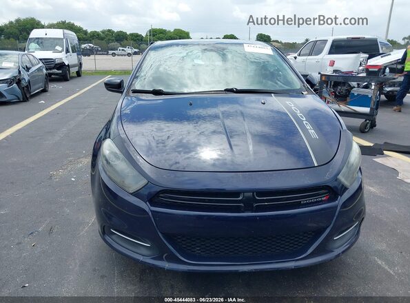 1C3CDFBB2GD661250 2016 DODGE DART Blue Вид щитка приладів