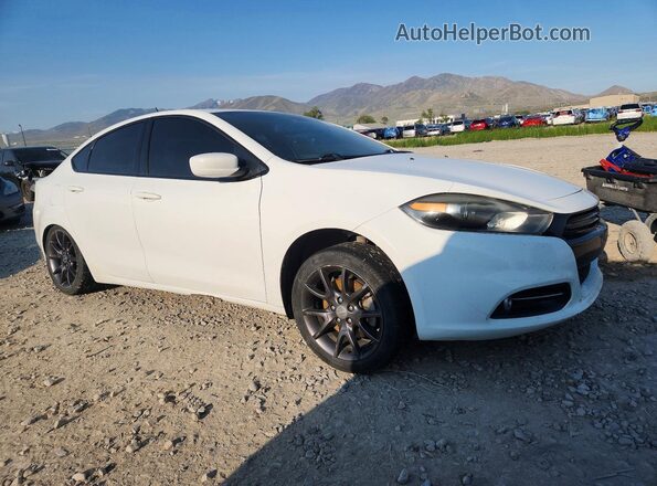1C3CDFBB4GD624118 2016 DODGE DART White წინა მარჯვენა