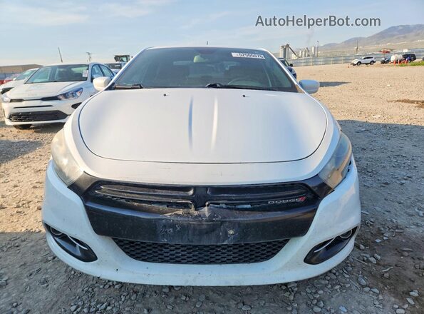 1C3CDFBB4GD624118 2016 DODGE DART White წინა ხედი