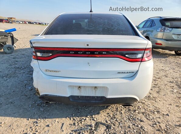 1C3CDFBB4GD624118 2016 DODGE DART White უკანა ხედი
