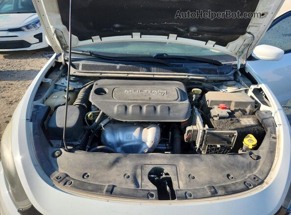 1C3CDFBB4GD624118 2016 DODGE DART White უკანა სალონის ხედი