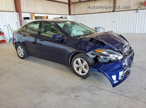 1C3CDFBB6GD531102 2016 DODGE DART Синий Передняя правая четверть