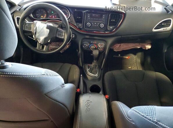 1C3CDFBB6GD531102 2016 DODGE DART Синий Вид панели приборов